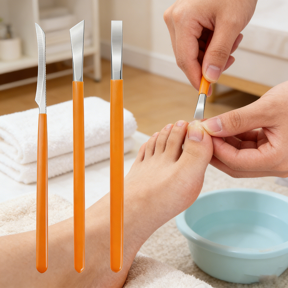 Skincare Ingredients Checker - 1 adet/3 adet profesyonel pedikür bıçak