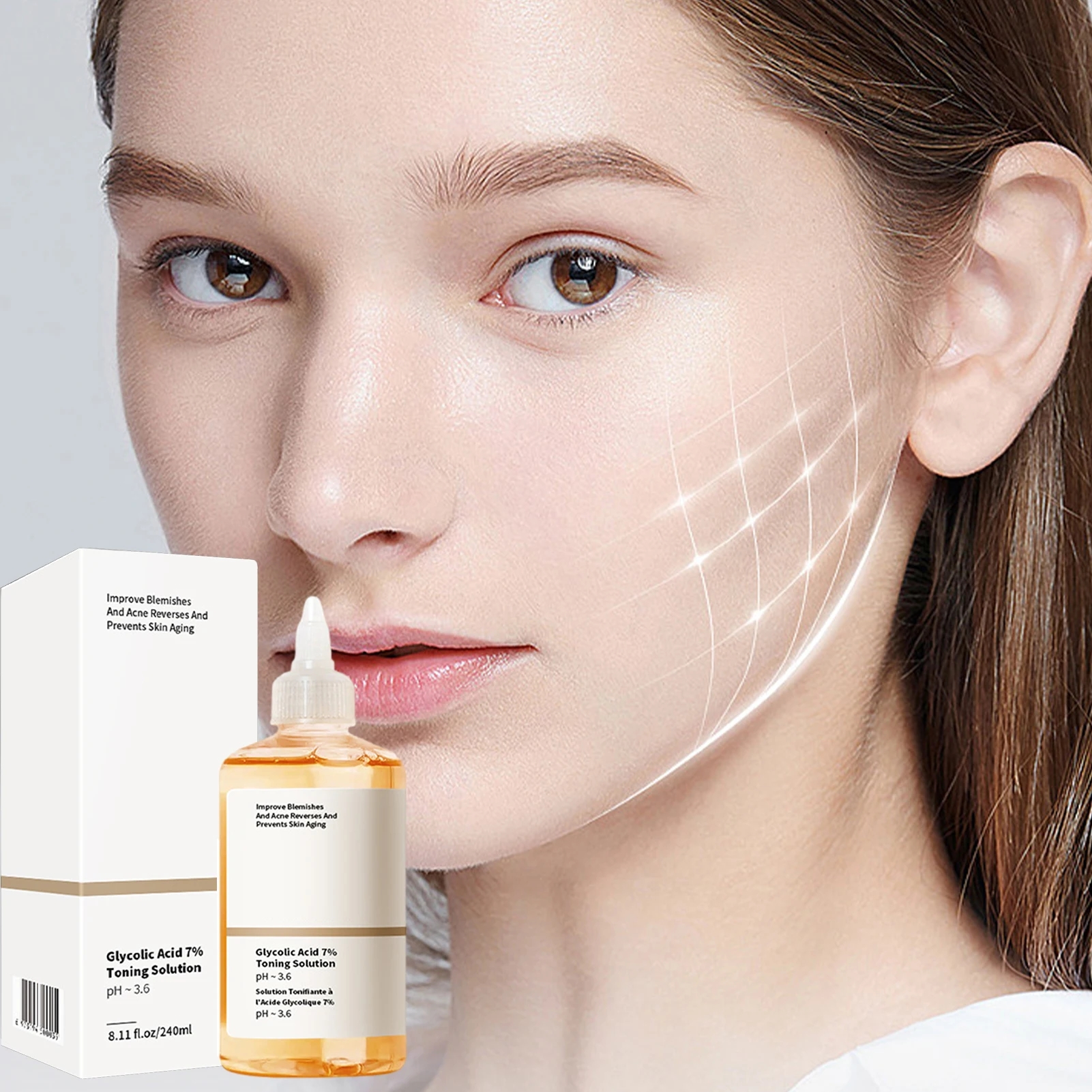 Glycolic Acid Exfoliant - 240ML Glikolik Asit %7 Eksfoliye Edici