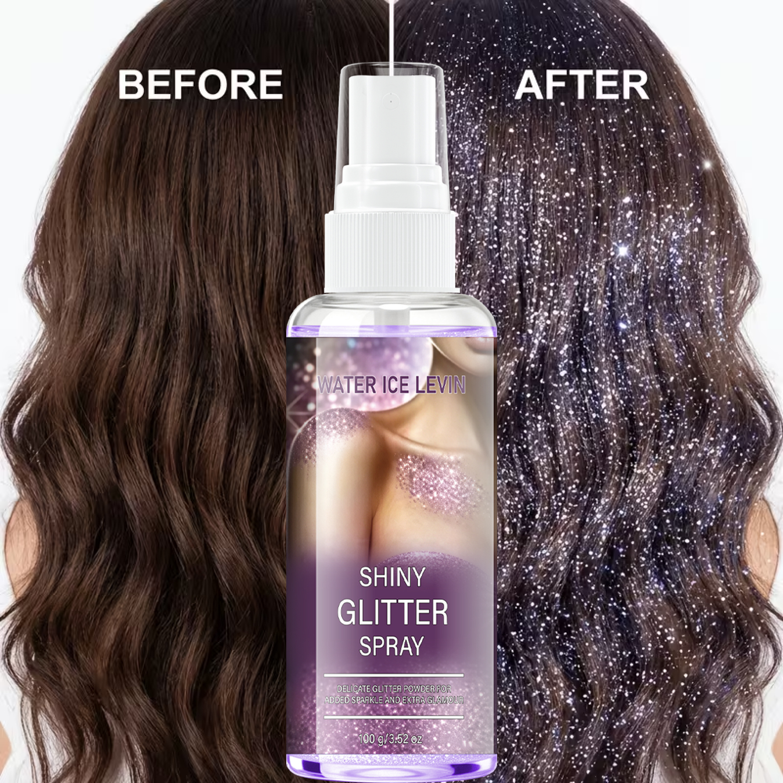 Face Mist Mineral - Keratin ve Biotin İçeren Simli Vücut