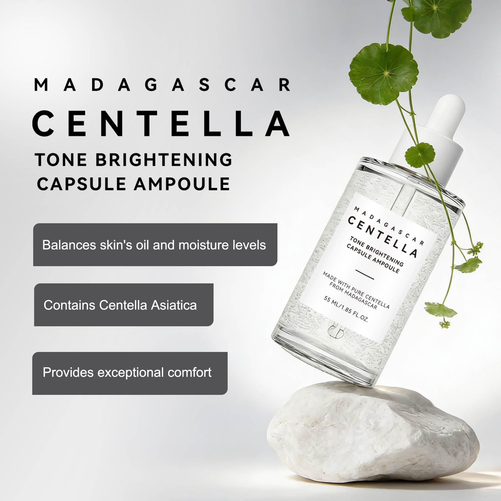 Glycolic Acid Exfoliant - Madagaskar Cilt Tonu Düzeltici Parlatıcı Ampul