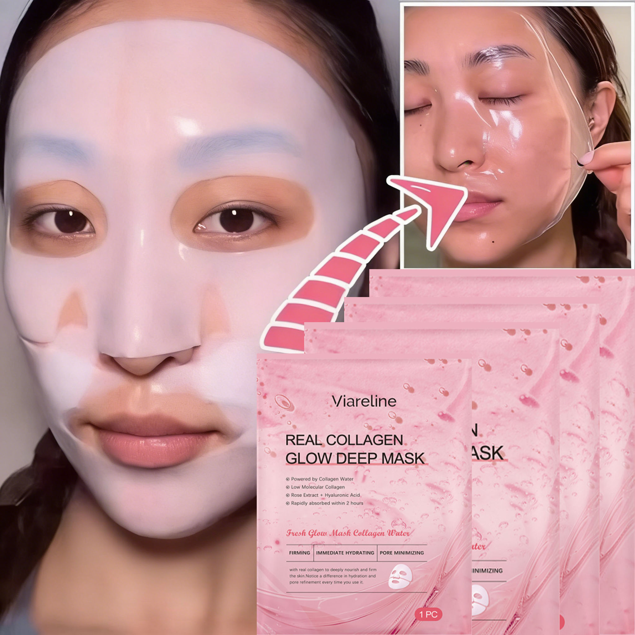 Skincare Omg - Gece Boyu Kolajen Maskesi Somon DNA