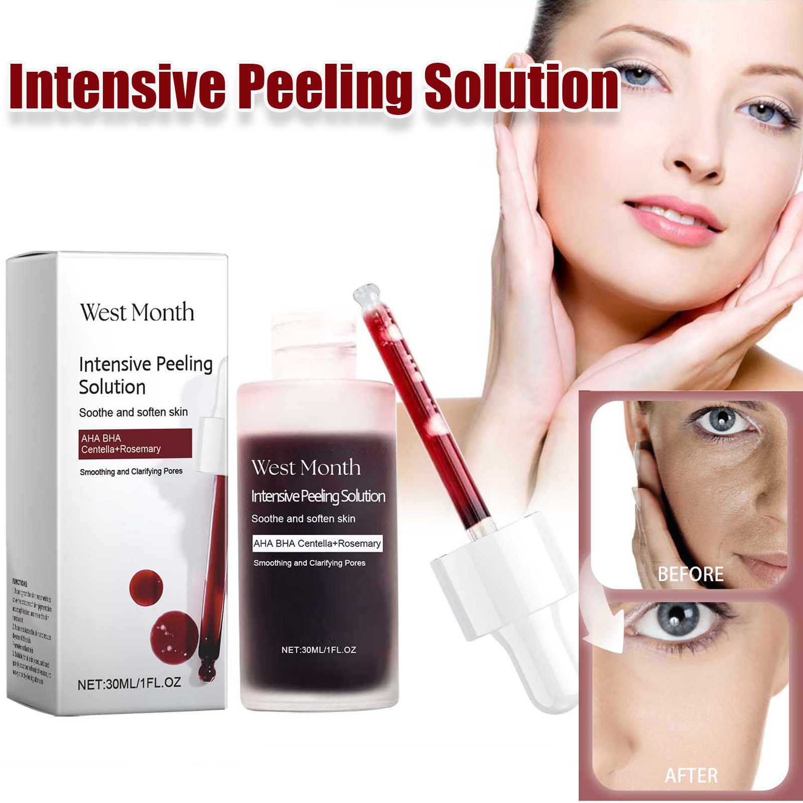 Glycolic Acid Exfoliant - Peeling Yüz Serumu Anti Akne Aydınlatıcı