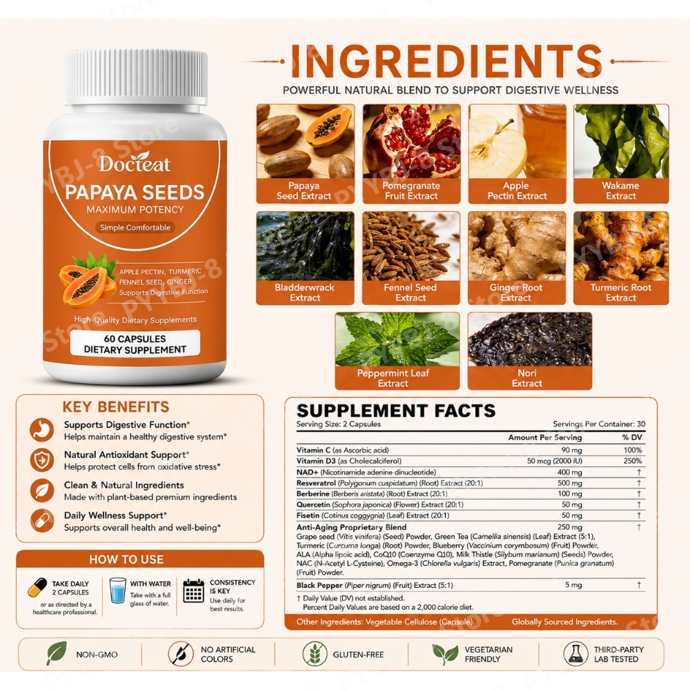 Papaya Tohumu Kapsülü Meyankök - Licorice Root Extract incelemesi ve fiyatı