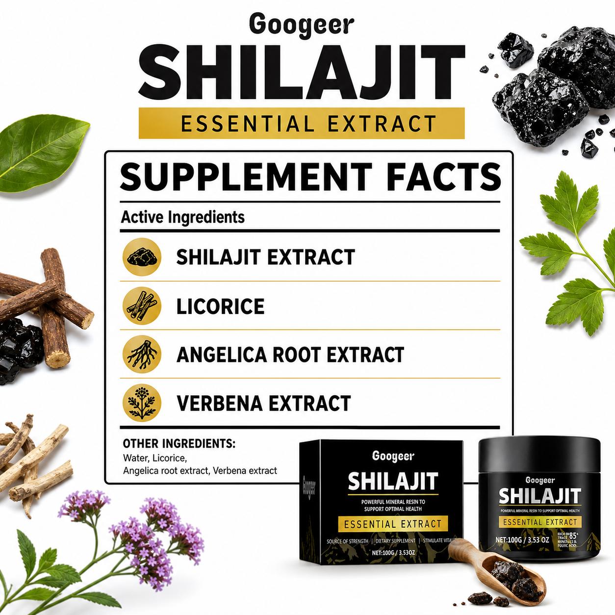Googeer Şilajit Ekstrakt Tozu  - Licorice Root Extract incelemesi ve fiyatı