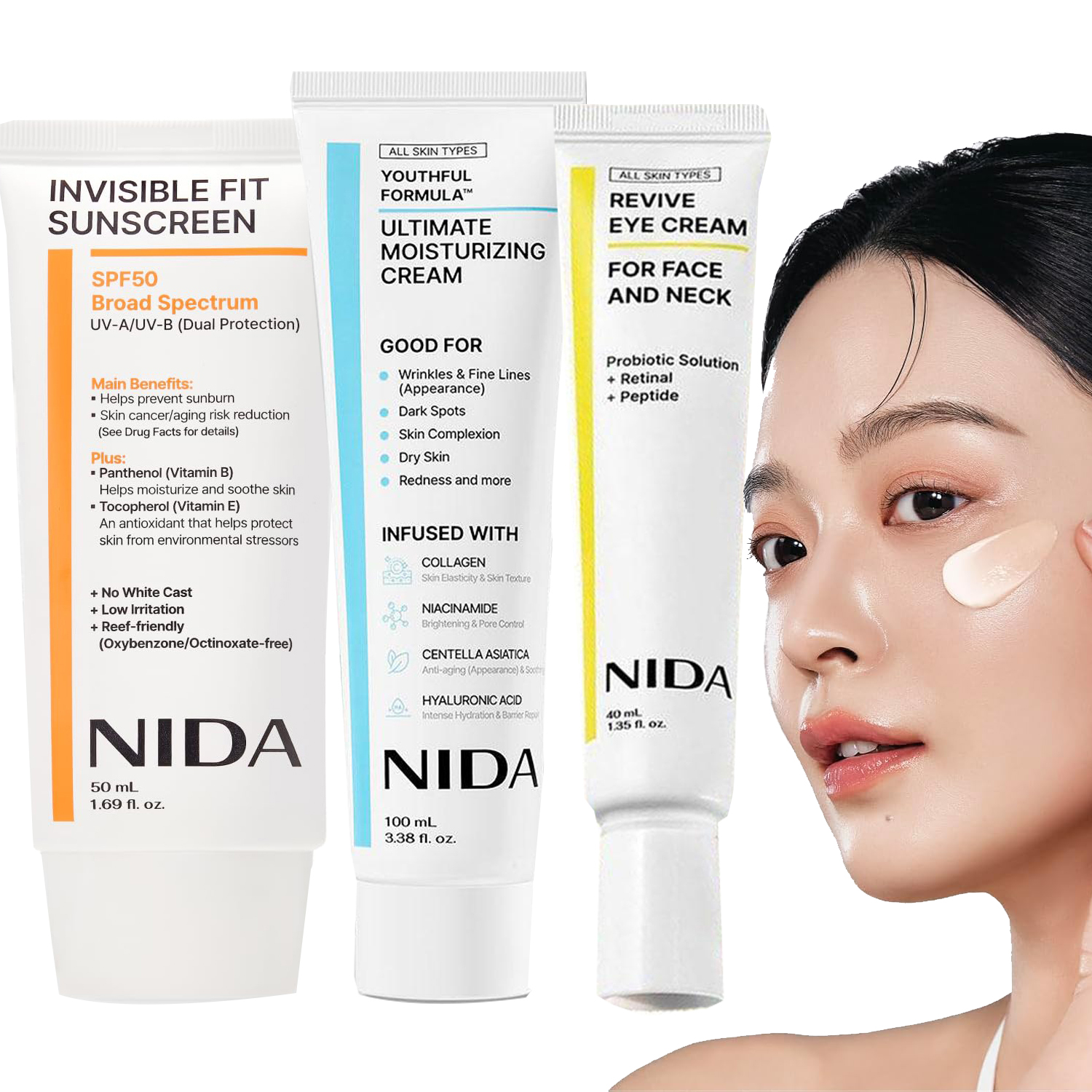 NIDA Nemlendirici Krem+Güneş K - Eye Cream Peptide incelemesi ve fiyatı